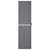 Vidaxl Vrtna omara siva 65x45x172 cm PP ratan