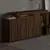 HANAH HOME Komoda Beliz Walnut
