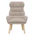fotelja Svijetlo siva 69 x 74 x 93 cm Sherpa Tkanina
