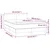 Vidaxl Box spring postelja z vzmetnico LED temno siva 140x200 cm blago