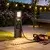 Brilagi - Spoljašnja lampa PILLAR sa 2 SCHUKO utičnicama 1xG9/11W/230V IP44 antracit