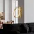 Opviq Halka 13305 Zidna lampa, Zlatna