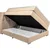 Carryhome POSTELJA BOXSPRING 140 cm x 200 cm , tekstil bež
