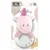 Lorelli plisana zvecka ring - unicorn pink natural ( 10191360007 )