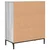 Kreveta Siva Sonoma 69,5 x 33 x 82 cm Konstruirano drvo