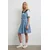 Medicine obleka A-kroja denim