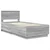 Vidaxl Konstrukcija postelje Siva Sonoma 100 x 200 cm Konstruiran les