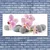 tulup.si Steklena slika Tree rastlin stones 140x70 cm 4 obešalnika