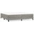 vidaXL Box spring posteljni okvir svetlo siv 200x200 cm žamet