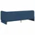 Vidaxl Kotna postelja Modra 80 x 200 cm Blago