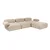 Atelier del Sofa Ugaona garnitura Doblo Breskva