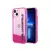 KARL LAGERFELD Maska za iPhone 14 Glitter Elong roze
