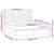 Vidaxl Box spring postelja z vzmetnico LED modra 160x200 cm blago