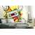 Samolepilna tapeta pop art kaseta - 294x270
