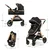 Kinderkraft Kolica za bebe 3u1 Esme, Crna