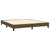 Vidaxl Box spring postelja z vzmetnico temno rjava 160x200 cm blago