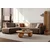 Atelier del Sofa Ugaona garnitura na razvlačenje S-Loft Left, 206 x 290 x 90 cm, Braon