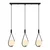 Conceptum Hypnose Luster Mudoni-MR-939, 146cm 70x15 cm, 3xE27, 40W