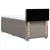 Vidaxl Box spring postelja z vzmetnico taupe 100x200 cm blago