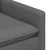 Vidaxl Kavč Temno siva 76 x 81 x 87,5 cm Blago