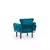 Atelier del Sofa Fotelja Nitta 95x85x70cm Petrolej