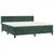 Vidaxl Box spring postelja z vzmetnico temno zelena 160x200 cm žamet