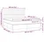 Vidaxl Box spring postelja z vzmetnico temno siva 180x200 cm žamet