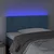 Vidaxl vidaXL Vzglavje postelje z LED diodo temno modro 90x5x78/88 cm žametno