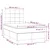 shumee Box spring postelja z vzmetnico temno rjav 120x200 cm blago