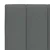 Vidaxl Blazina za vzglavje Hanko temno siva 140 cm blago