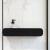 Kopalniška polica SF03 45cm black matt