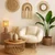 Lida - White White Wing Chair