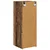 TV zidni ormar Staro drvo 30 x 31 x 80 cm Konstruirano drvo