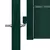 Vrata za ogradu PVC i čelik 100x204 cm Zelena