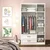 HANAH HOME Ormar mat bela boja Rb 050