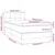 Krevet box spring s madracem LED tamnosmeđi 90x190 cm tkanina