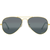 Ray-Ban Aviator RB3025 9196G6 Polarized S (55) Zlata/Srebrna