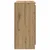 Komoda boja hrasta artisan 80x35x76 cm konstruirano drvo