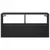 TV ormarić crni 80x31x39,5 cm Konstruirano drvo i metal