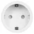 Osram - SET 2x pametna SCHUKO utičnica SMART+ MATTER 2300W/230V/10A Wi-Fi bela