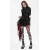 Žensko krilo DEVIL FASHION - Black and Red Gothic Punk - SKT210