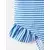 MANGO KIDS Enodelne kopalke FORMENBG  svetlo modra / bela