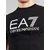 EA7 Emporio Armani Majica črna / bela