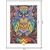 shumee Diamantno vezenje Modra sova 30x40 cm