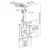 GEMBIRD CM-43ST-01 TV plafonski nosac