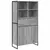 Kreveta 2 pcs Siva Sonoma 81 x 36 x 150.5 cm Konstruirano drvo