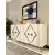 HANAH HOME Komoda Domino KB150 White Gold