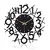 Wallity Zidni sat Lineal - 1, 41x41 cm, Crni