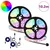 LED traka 2 pcs Crna i prozirna 5100 mm Bakar i plastika
