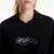 Mikina Off-White Embr Script Crop Polo Crew Black-White M